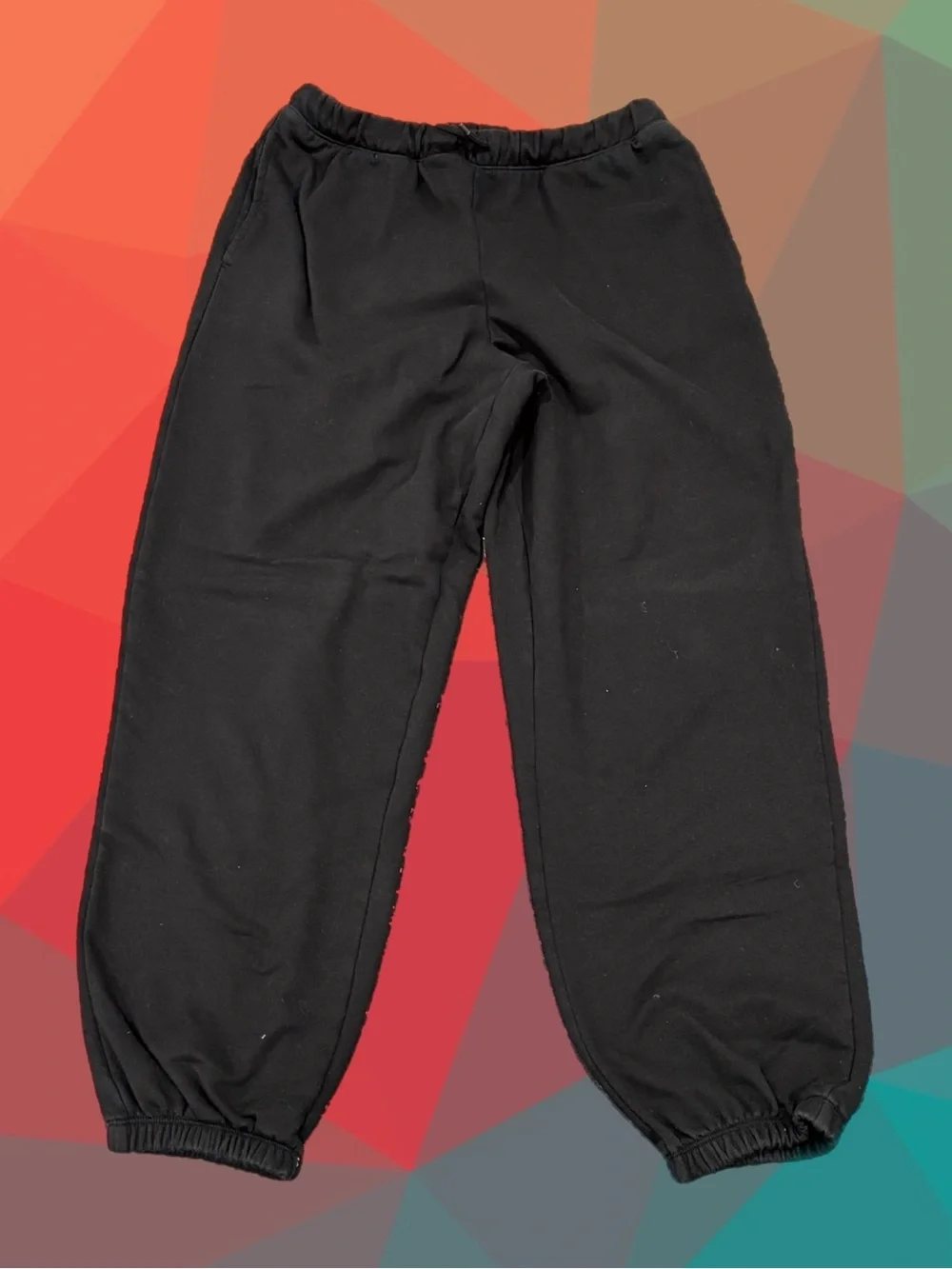 Old Navy Boys Black Fleece Jogger Sweatpants XL 14-16